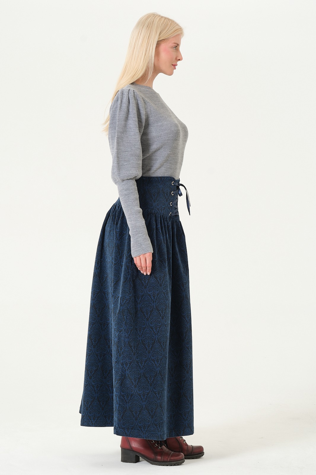 Etek Korsaj Indigo 4