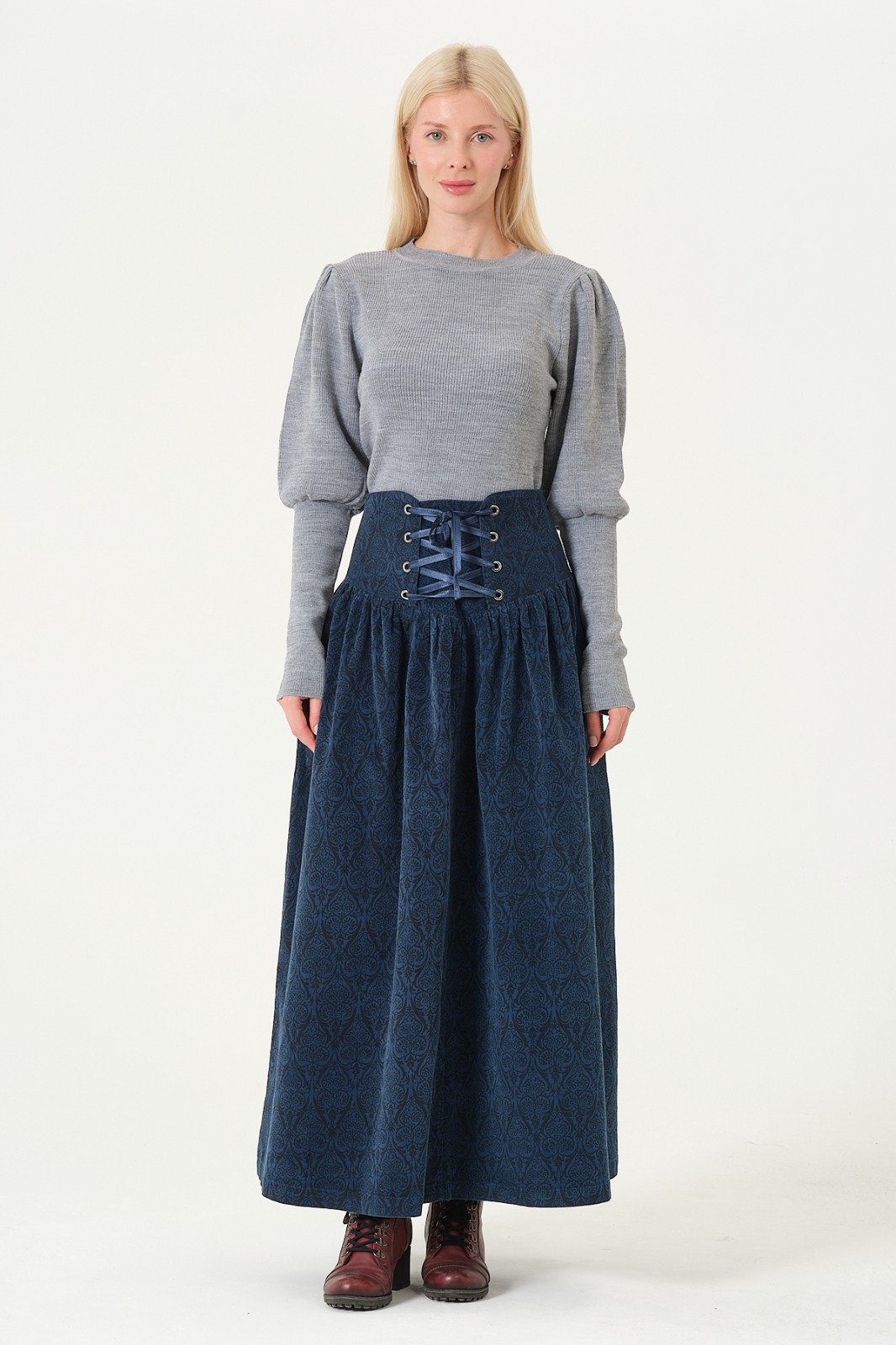 Etek Korsaj Indigo 5