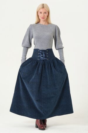 Etek Korsaj Indigo 6