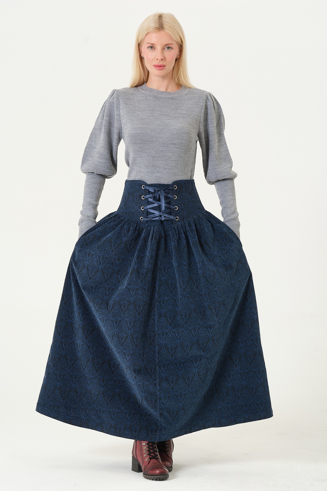 Etek Korsaj Indigo 6